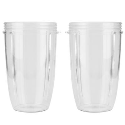 2 Adet Meyve Sıkacağı Bardağı Şeffaf Kupa Yedek Parça Gıda Blender Aksesuarı 600W 900W için Uygun