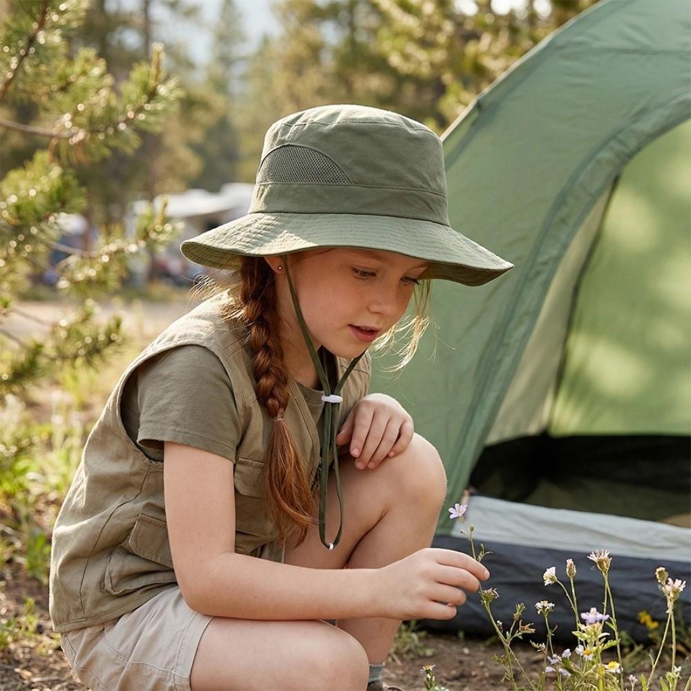 Breathable Quick Dry Fisherman Hat Lightweight Beach Hat Children Kids Sun Protection Hat Summer