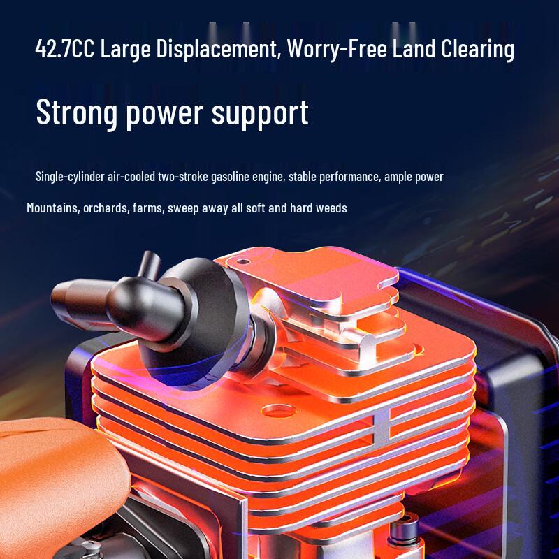 Dongcheng EQCG427-01 2-Stroke Gasoline Brush Cutter CN plug (adapter included)