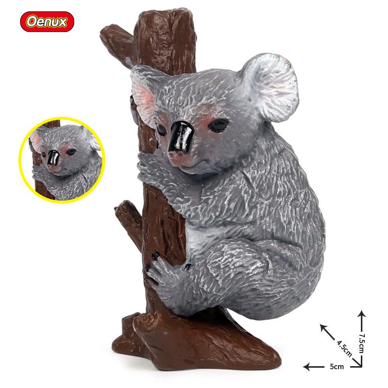 Oenux Lesní divoká zvířata Los Had Zebra Krokodýl Páv Kůň Model Akční figurka Figurky Miniaturní sbírka Dětská hračka