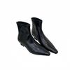 Pointed short boots women's new 2025 autumn and winter boots thin boots wedge heel women's boots French low heel short boots Martin boots