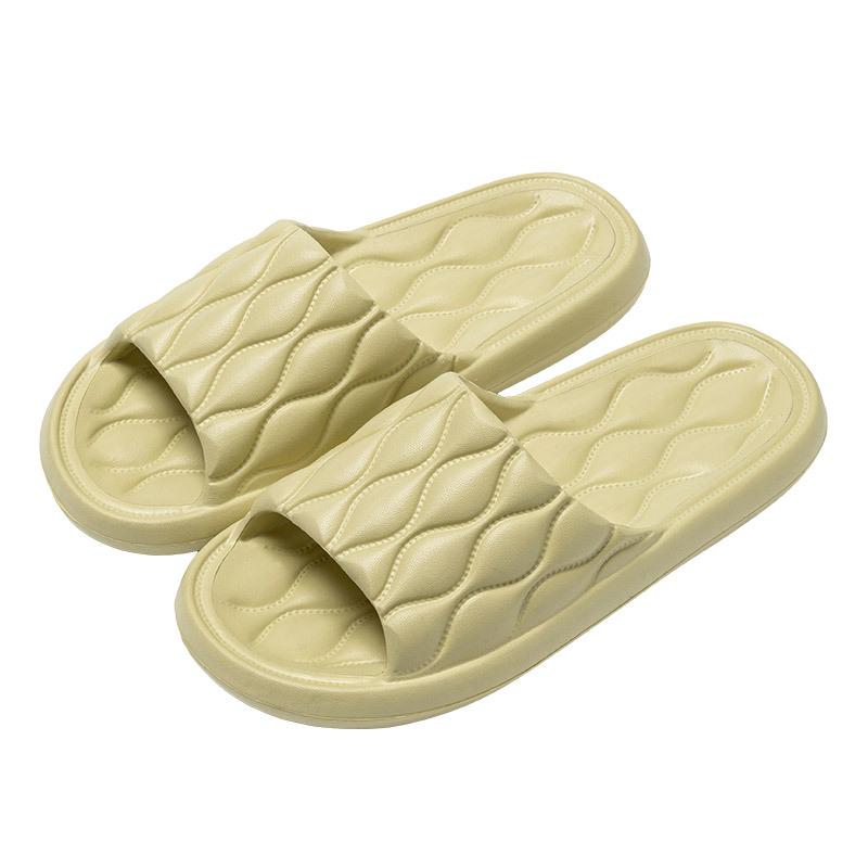 Fashion Plus Size Fashion Concise Couple Men Women Non-slip Flat Slides Summer Platform Sandals Home Slipper Indoor Flip Flops Men Shoes
