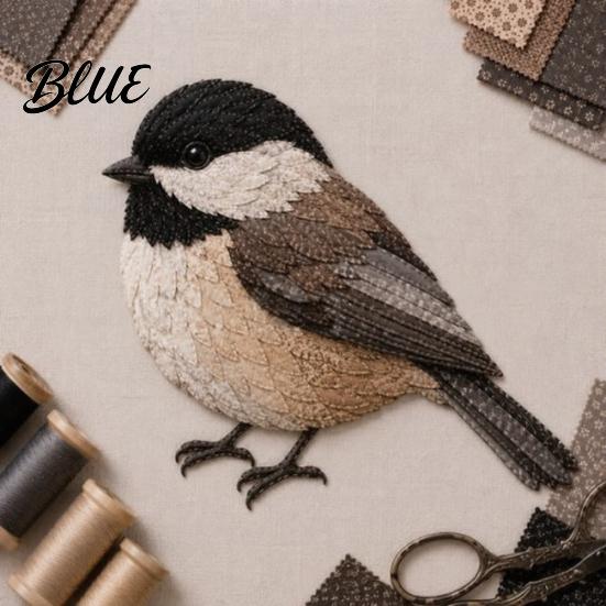 Needlework Kit for Sewing Relaxing Kit DIY Bird Patchwork Beginners 3D Hummingbird Owl Afternoon Creative