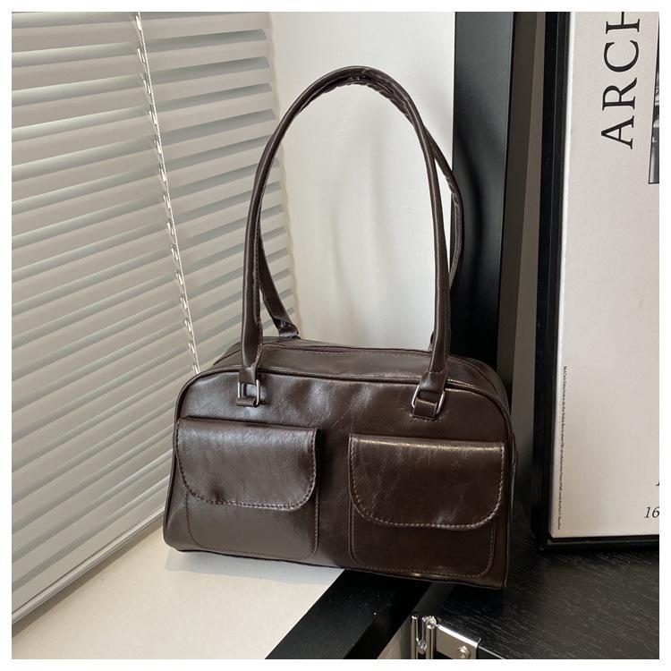 Meillard 2024 Retro Korean Tote: Women's Large Capacity Commuter Handbag