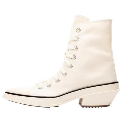 Chuck 70 Hi De Luxe Pointed Egret Damen Sneaker Creme Schwarz Weiß A13017C