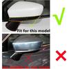 Car Sticker Rearview Side Mirror Cover Wing Cap Exterior Door Rear View Case Trim Carbon Fiber Look Compatible With Mazda 6 Atenza 2014-2017(Gloss