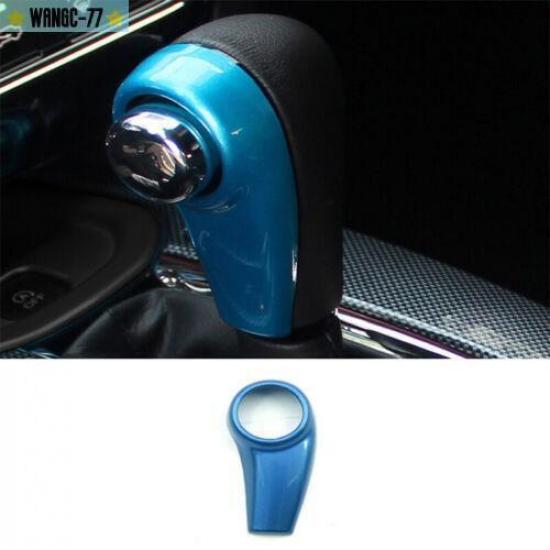 Blue Car Interior Gear Shift Knob Cover Trim Fit For Honda HR-V 2016-