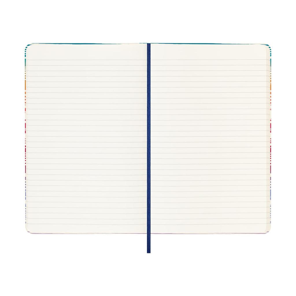 Moleskine Missoni Limited Edition Notebook, Hardcover, Large, Horizontally Ruled, Fiamu (SKQP060MISSFIAMSFU)