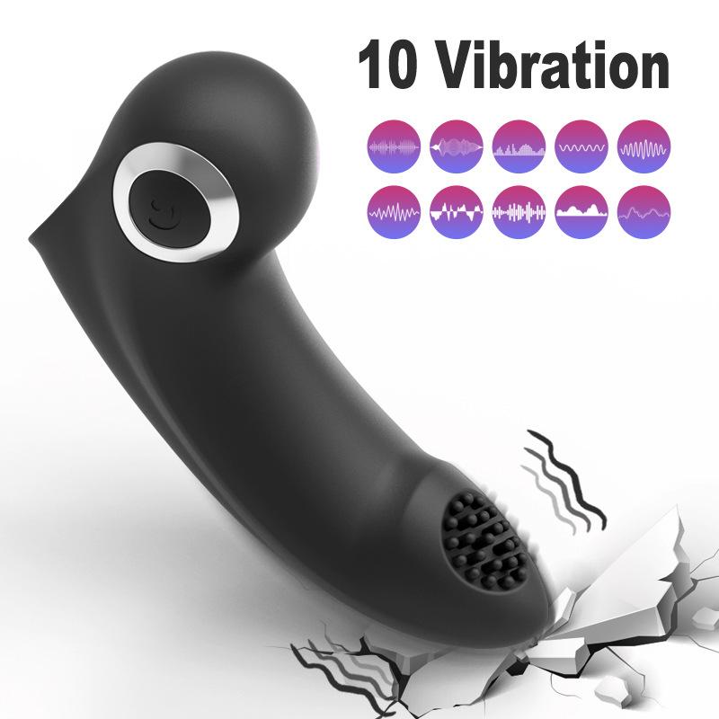 2 In 1 G Spot Finger Vibrator Adult Sex Toys 10 Speed Clit Nipple Massager Stimulator Female Masturbation Sex Toys for Couples