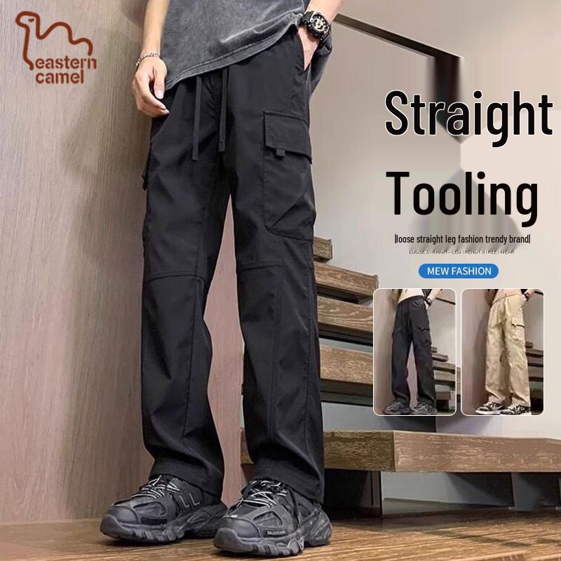 EASTERN CAMEL Men s Relaxed Fit Straight Leg Cargo Pants 4XL