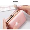 Women's Mini Korean Style Folding Wallet - Cute, Multi-Card Slot Coin Purse for Students