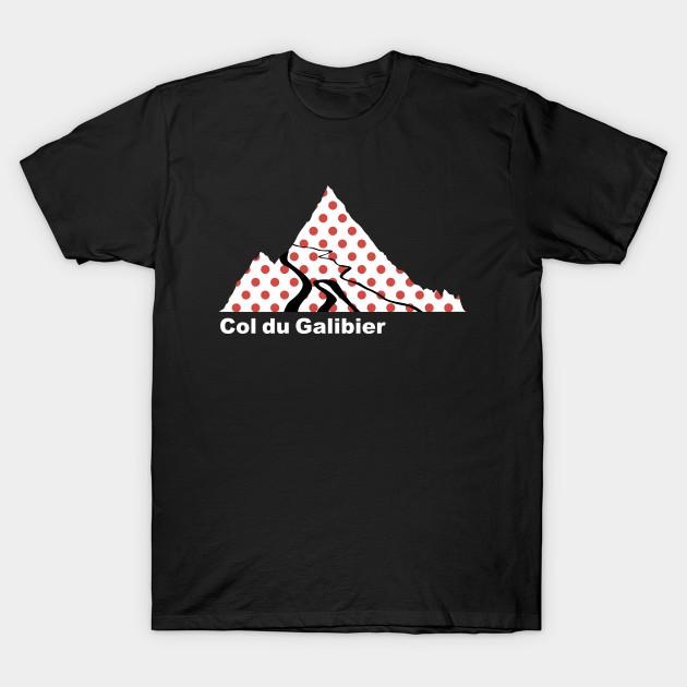 Men Black Print T-shirt Col Du Galibier - Kom No-Cut Transfer Paper Print Cotton Tshirt L чёрный