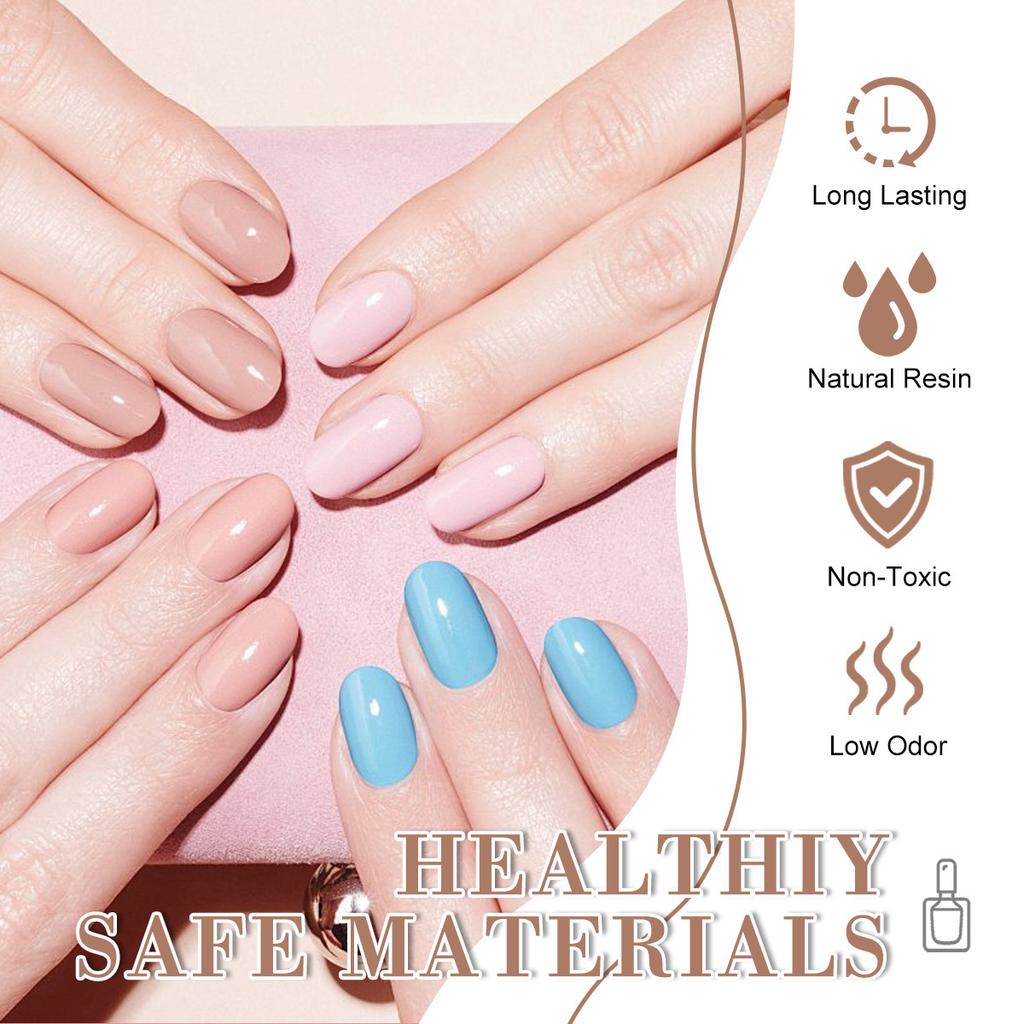 60 Colors Gel Nail Polish Set Soak Off UV Gel Top Coat Matte Top Coat Base Coat Long Lasting Shine Nail Art Kit
