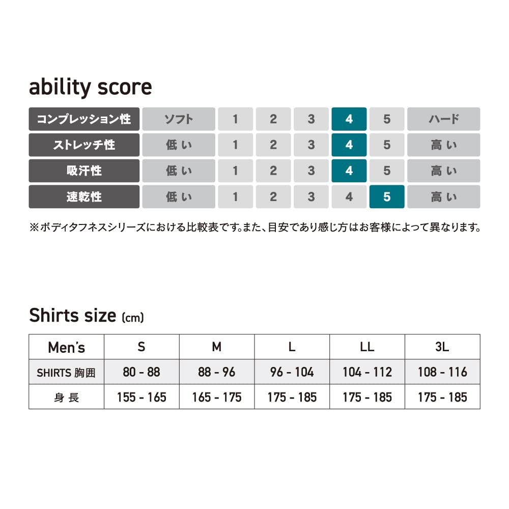 Otafuku Glove Summer Long High EVO Full Cool to the Size L JW-727 Innerwear, Sleeve, Neck, [Cordura, Lycra, Deodorizing, Compression, Touch], Black,