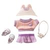 5 Pieces Clothes For Labubu Dolls Accessories Stylish Kawaii Outfit Set Suitable For 15Cm 17Cm Labubu Doll Doll Clothing Set