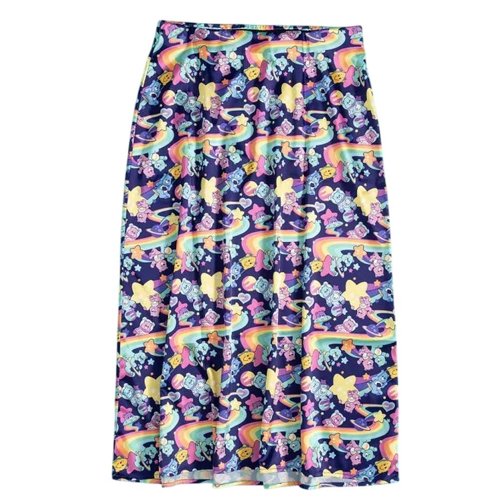 Care Bears Womens/Ladies Galaxy Satin Skirt
