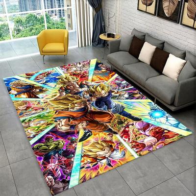 Multikas D-Dragon Ball Anime Mänguvaip Matti Mängutoa Magamistoa Elutoa Diivani Kodu Dekooriks, Laste Ala Vaip Libisemiskindel Põrandamatt