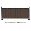 LOVE STORY Veranda Privacy Shade, Balcony Sunshade, Customizable, Ventilated Sunshade, Privacy Fence, Strengthened UV Protection, 2.7x1m, Mocha