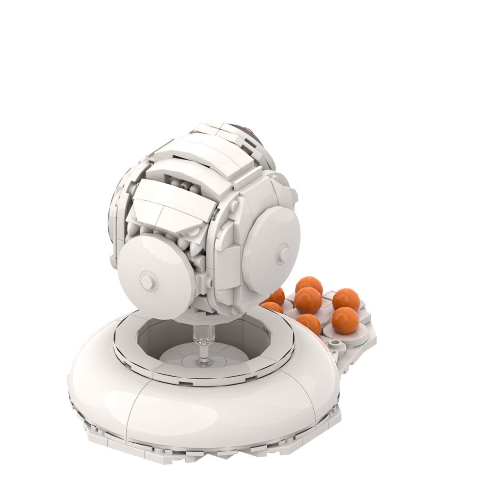 MOC Super Saiyan Attack Pod Building Block Model Japanese Anime Super Saiyan Battle Space Pod Bricks Assembled Toys Kids Gifts