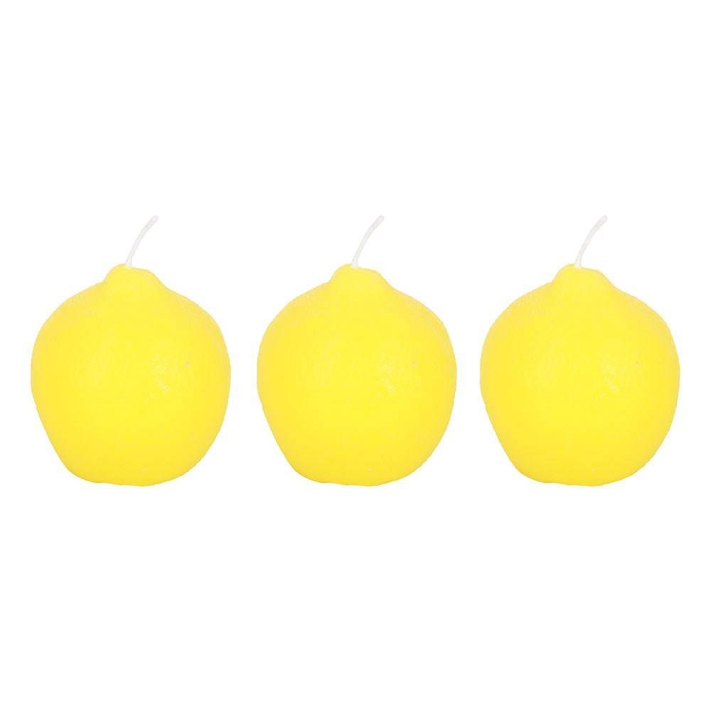 Something Different Lemon Candles (Pack of 3)