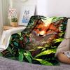 1PC Fox Print Blanket, Throw For Sofa, Bed, Travel, Printing Blanket With Soft And Warm Fabric Yy250918126