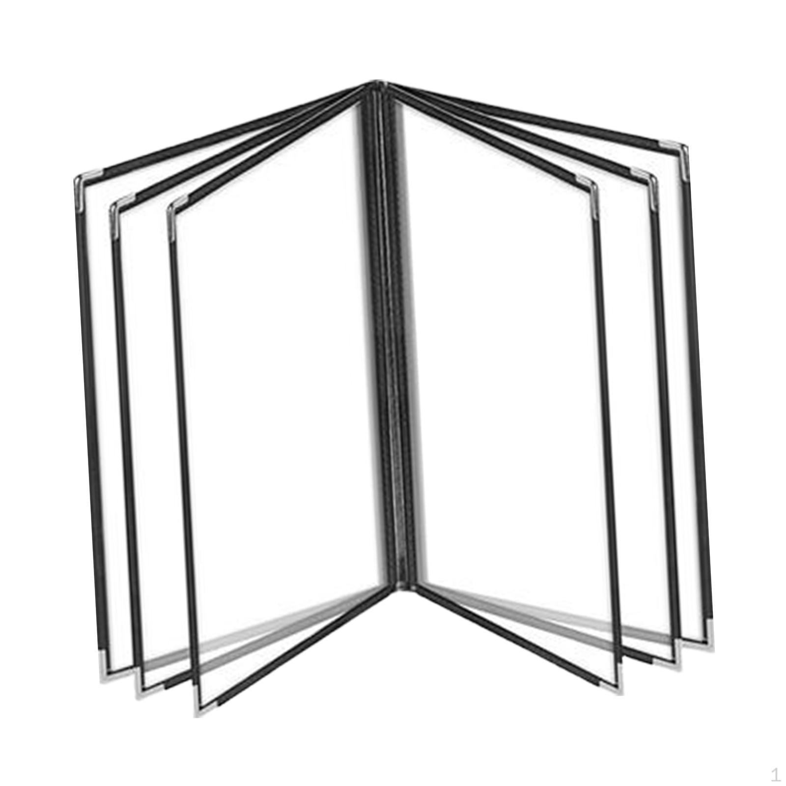 Держатели для книг-меню Чехлы для ресторанов Обложки с двойными панелями Папка-обложка для 6 Page 12 View 1689₽