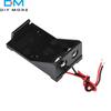 DIY 9V Battery Holder 9V Clip Holder 9V Battery Case Box with Wire Leads