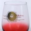 GeGeGe No Kitaro Gradient Glass / Shigeru Mizuki Cup (Red (Backbeard))