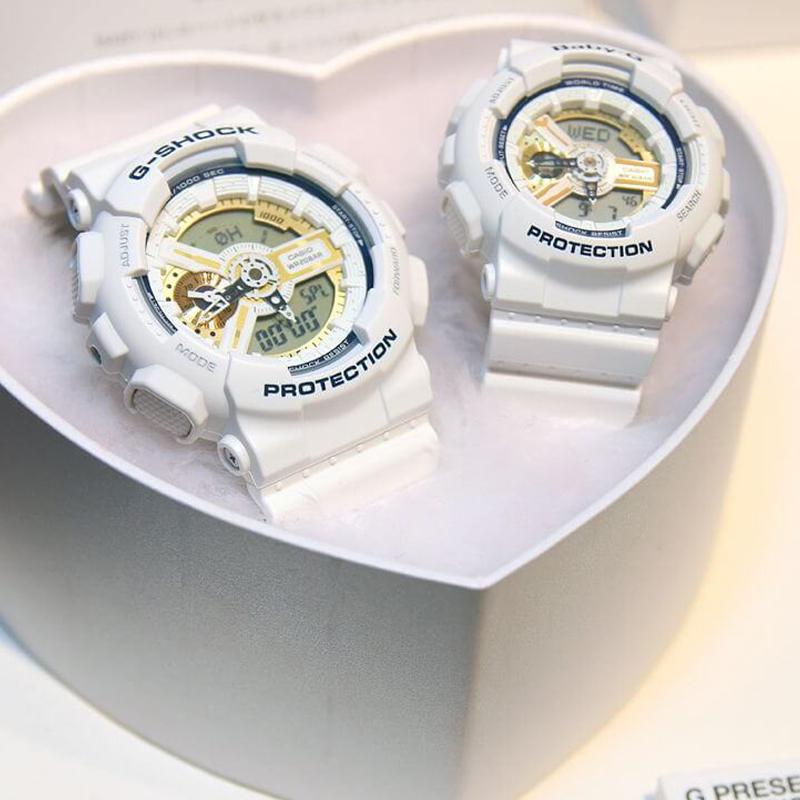 Casio watch series-LOV series, fashionable retro, LCD square dial, sports waterproof, quartz movement, Japanese and Korean watch, same LOV-16A-7A