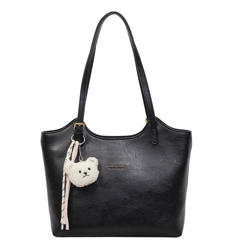 PU Tragetasche Damen Große Kapazität Schultertasche Unterarmtasche