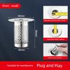 304 Stainless Steel Floor Drain Deodorizer, Sewer Filter Net, Anti-Clogging Device, Efficient Drainage, Universal for Sinks