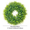 35/40/45/50/55 CM Duże Sztuczne Liście Girlanda Z Zielenią Wieniec Zewnętrzny Dekoracja Ścienna Wieniec z Bukszpanu