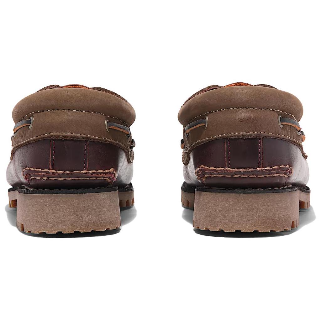 Timberland 3-Eye Lug Handsewn Boat Shoe Root Beer Men Sneakers TB0A2PDQEIW