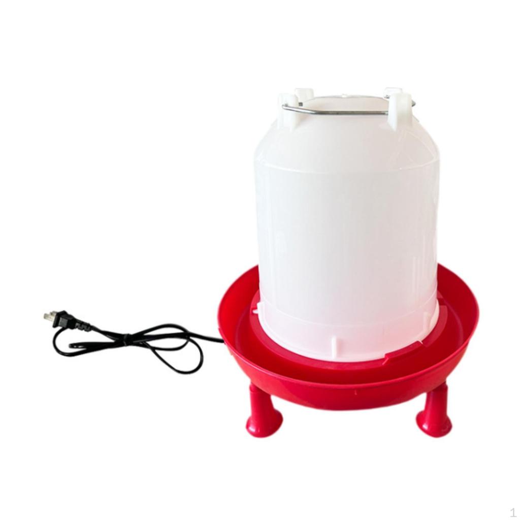 Chicken Water D Base Large Capacity Waterer for Chickens