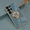 360°Rotating Magnetic Finger Ring Bracket Case For Samsung Galaxy S26 S25 Edge S24 S23 FE Plus Ultra Anti-fall Protection Cover