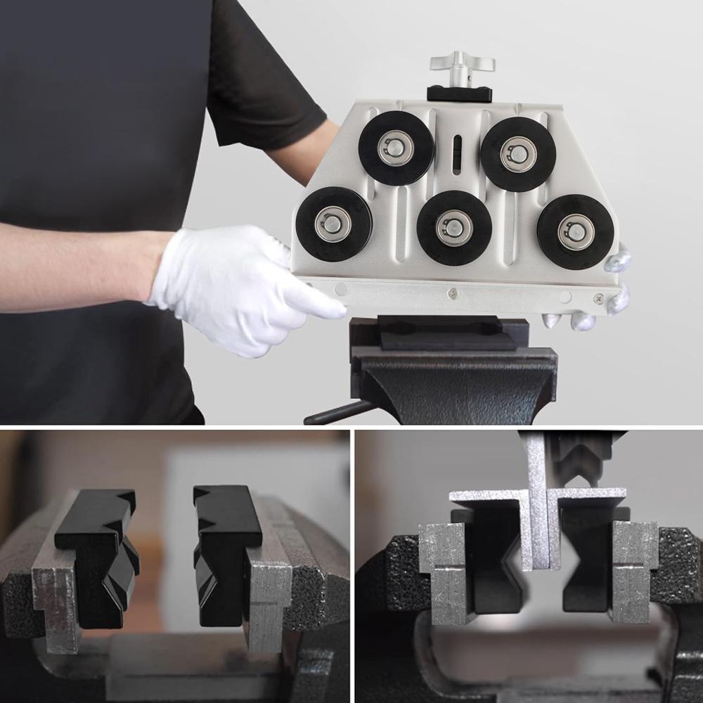 Adjustable Brake Fuel Line Tubing Straightener For 3/16" To 1/2" Diameter Bent Copper, Stainless Steel or Aluminum Tubing