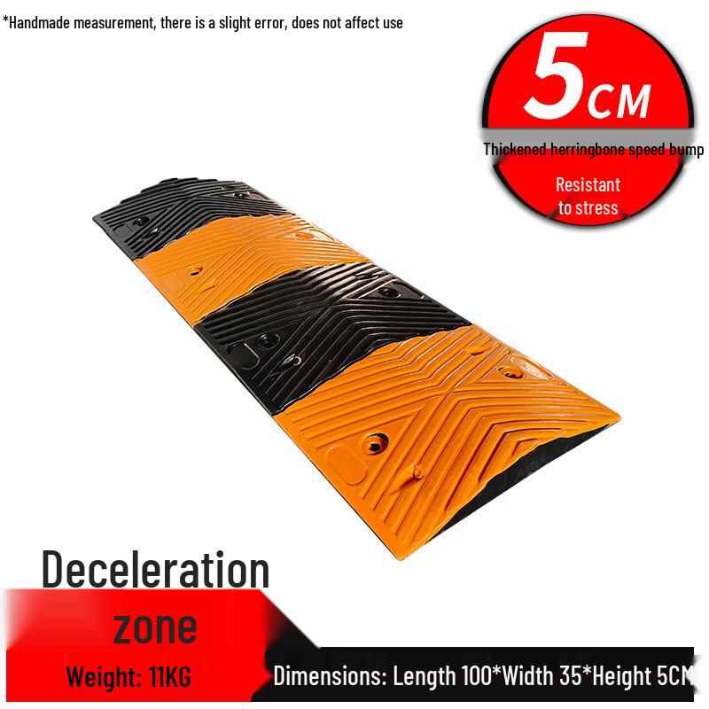 DAXTE Rubber Road Speed Bump
