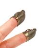 1/3 Stück Vintage Fingerschutz Nadelhut Antike Ringe für DIY Handwerk Nähzubehör Handgefertigte Metall Nähwerkzeuge