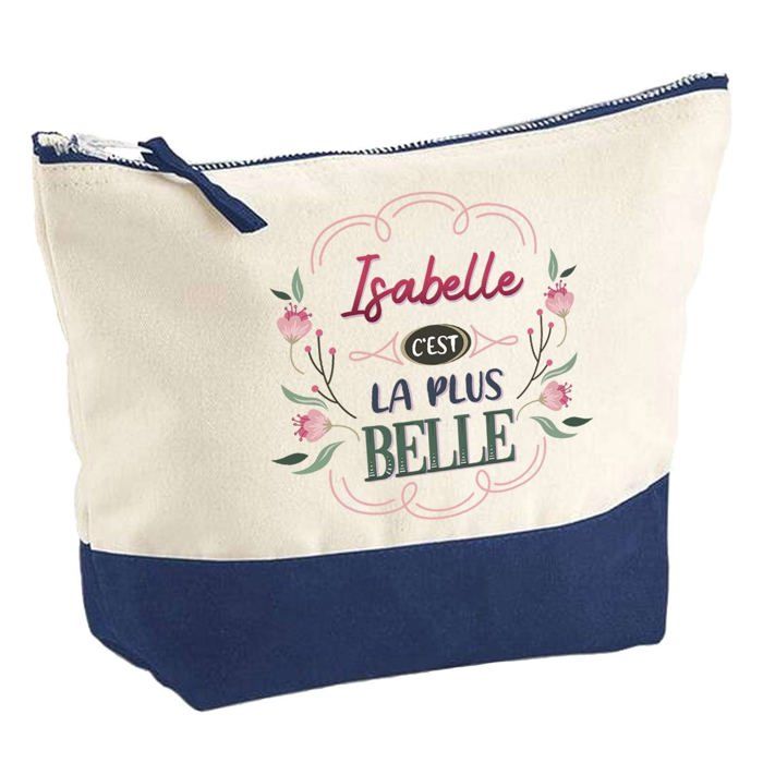 Trousse de maquillage - PLANETEE - Isabelle la plus belle - Grand format - Coton - Impression HD France