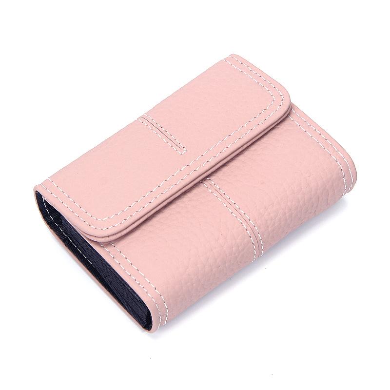 

Корейский кошелек-аккордеон из коровьей кожи: Многофункциональный с большой вместимостью и множеством слотов для карт