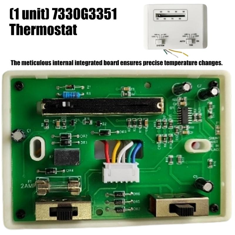 Intelligent Temperature Control Thermostat For Motorhome With Energy Efficient Design And Plastic Construction 7330G3351