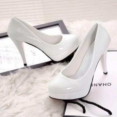  Women Fashion Sweet White Patent Leather Office Work Stiletto Heel Shoes Lady Casual Elegant Spring Summer Pumps Ab568