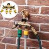 Strong Brass 4 Port Liquid Device Includes 4 Aluminum 3/4 Inch Threaded Nipples For Outdoor Usage