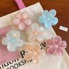 Korean Style Plumeria Hair Clip - Elegant Updo Claw Clip for Women, Perfect for Vacation & Gentle Style