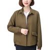 2024 New Autumn Argyle Coat for Women - Short, Casual, Hot Style Jacket for Middle-Aged Moms