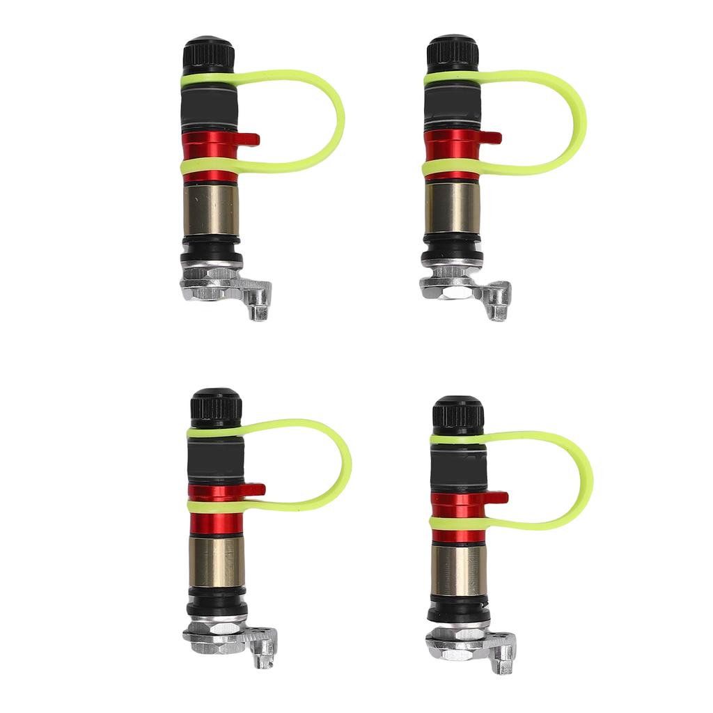 4PCS Tire Deflators Quick Release Pressure Relief Valve Stem Kit Sand Off Road Accessories