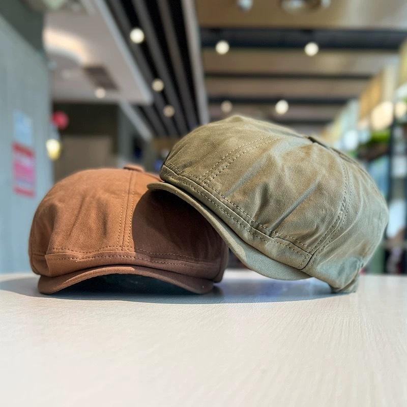 New simple cap children's spring and autumn fashion show face small forward hat casual versatile sunshade painter hat