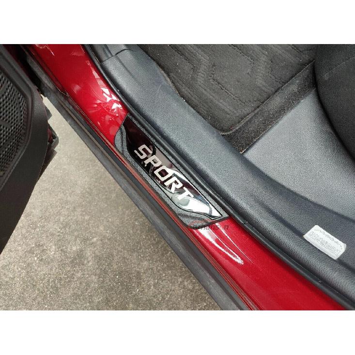 For Tesla Model Y Accessories Door Sill Scuff Plate Cover Protector Trim Sticker
