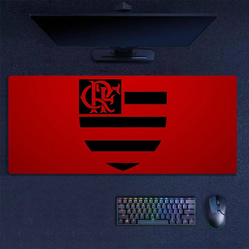 Flamengo Print  Cushion Non-slip Laptop Tablet Big Mousepad XXL Mat Mini PC Playmat With Lock edge