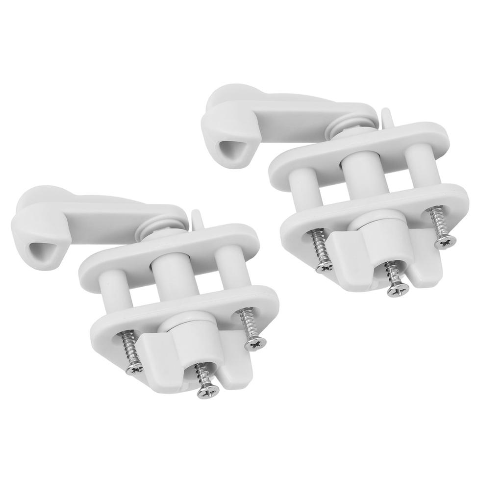 2 Pcs Boat Gate Latch Nylon Secure Closure Pontoon Gate Latch Replacement Kit for 1 Inch and 1 1/4 I